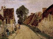 Camille Pissarro Overton village cul-de sac Germany oil painting artist